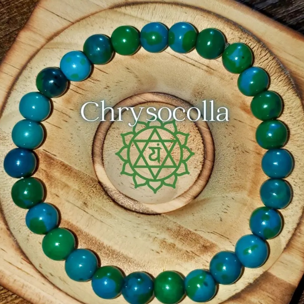 Chrysocolla bracelet